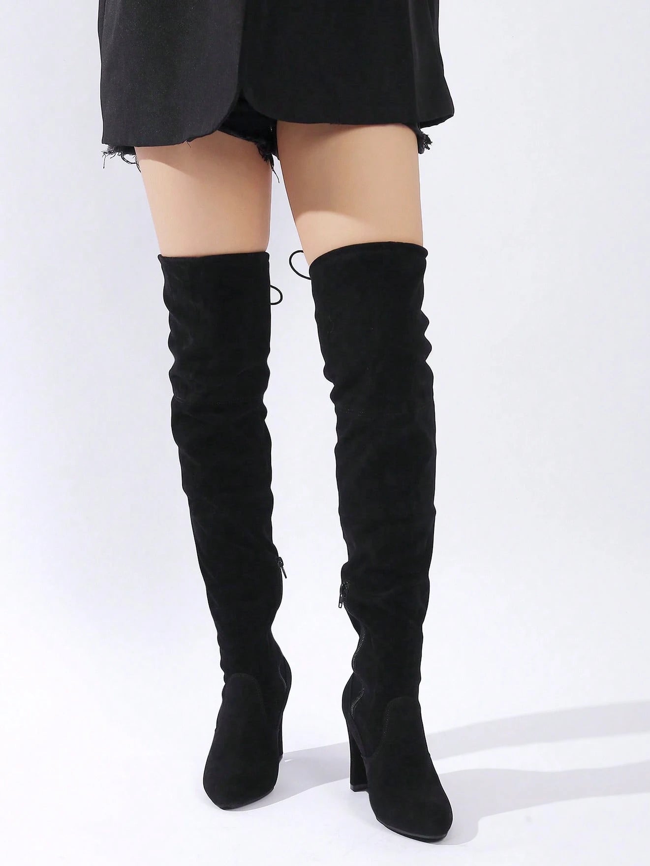 Black OTK Boots